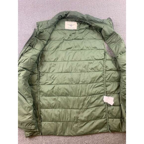 Aviazione Navale Puffer Aviation Vest Men's Small  Italian Navy And Wings Patch - Picture 12 of 12